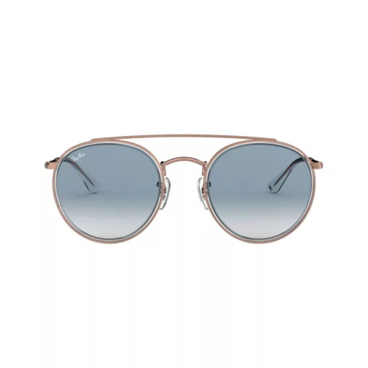 Round Double Bronce con Degradado Azul