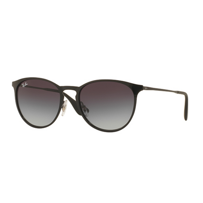 Erika Metal Negro con Lente Gris
