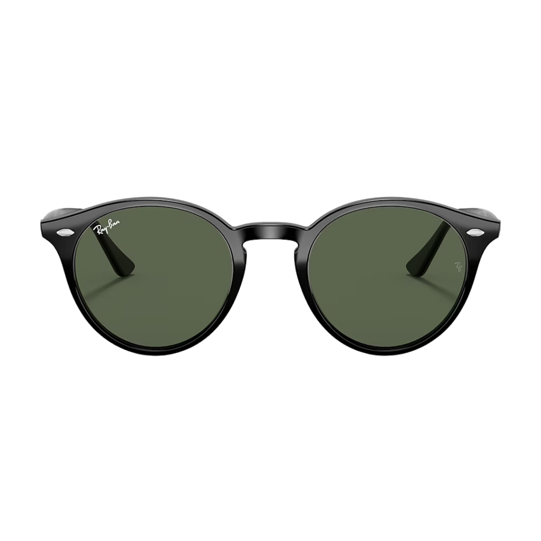 Round Plastico Negro con Lente Verde
