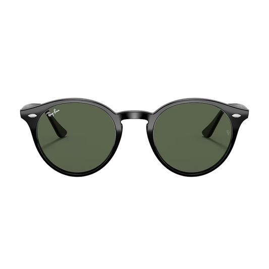Round Plastico Negro con Lente Verde