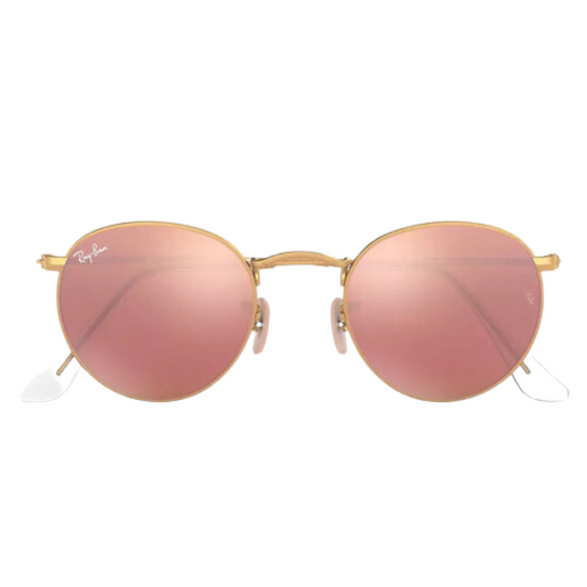 Round Metal con Lente Rosa Espejado